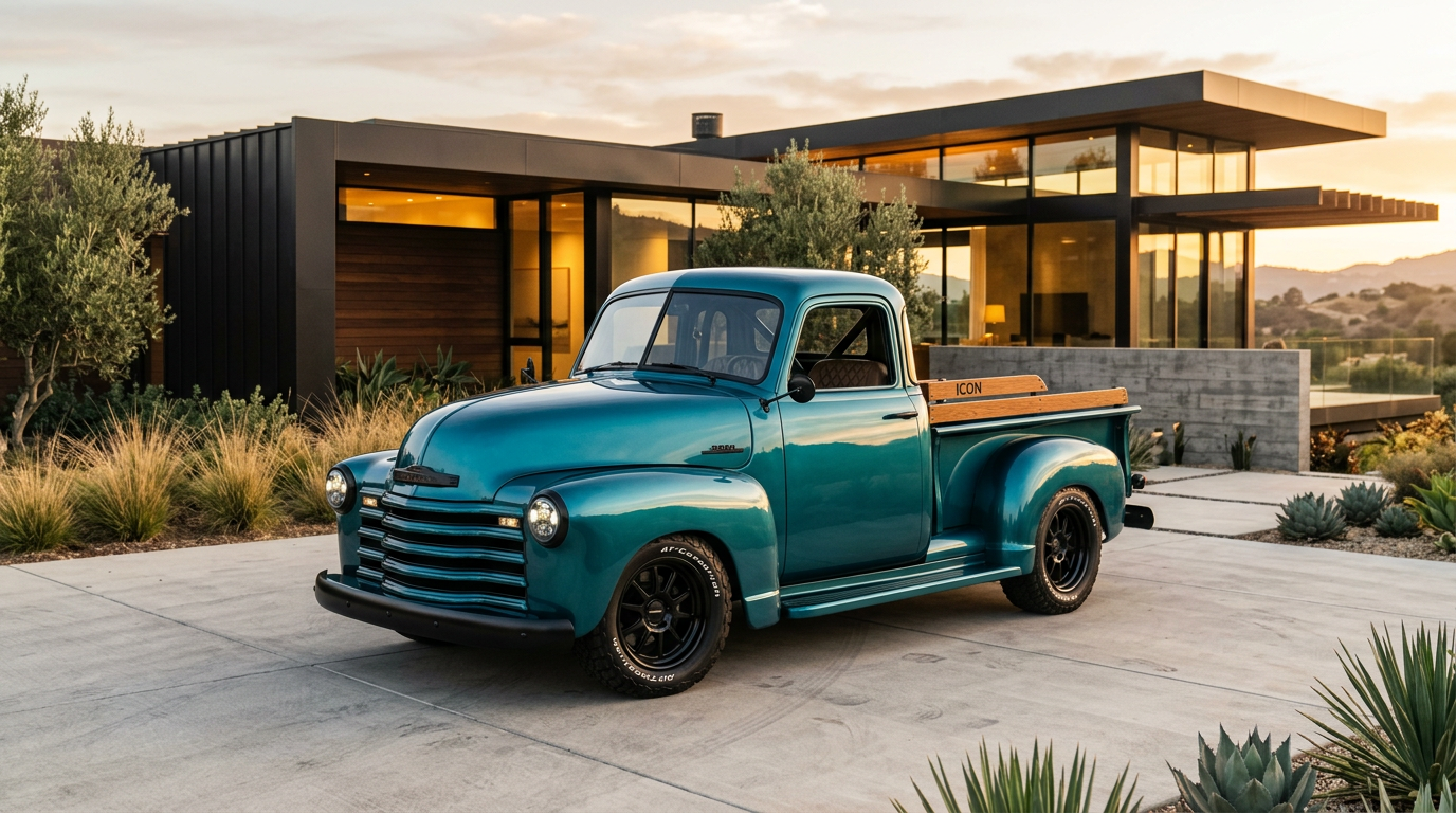 Luksusowy restomod Icon Thriftmaster w pełnej okazałości