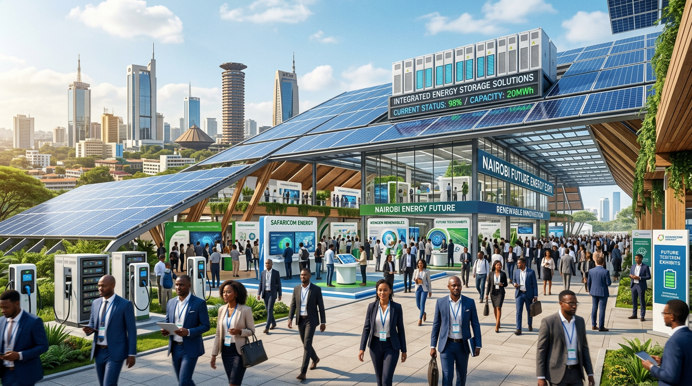 Nowoczesne panele fotowoltaiczne i systemy magazynowania energii na targach Intersolar Africa 2026 w Nairobi
